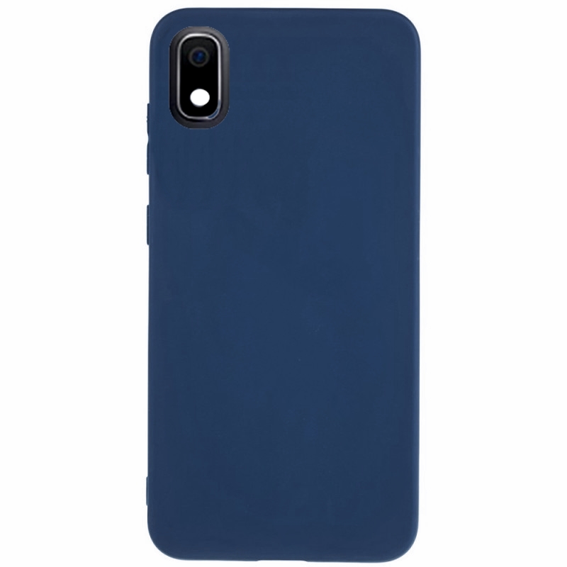 Samsung Galaxy A02 telefontok - PASTEL - kék szilikon hátlap tok