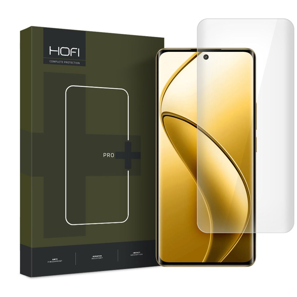 Üvegfólia Realme 12 Pro 5G - HOFI UV-s kijelzővédő üvegfólia - (az íves részre is ráhajlik)