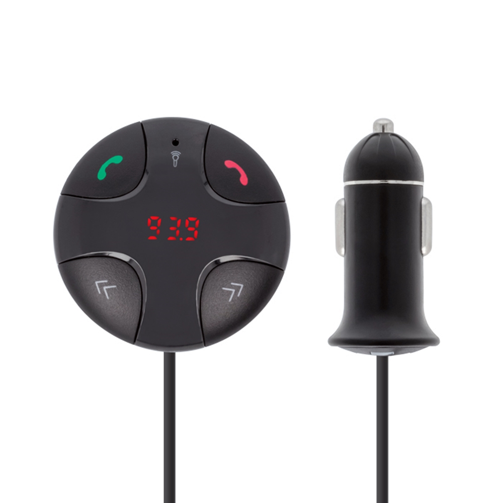 Forever TR-310 transzmitter - autós FM/Bluetooth transzmitter + 2USB autós töltő, fekete, 2,1A ﻿
