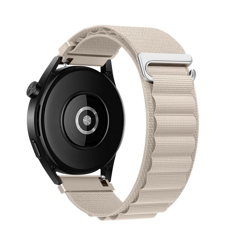 Huawei Watch 4 / Watch 4 Pro okosóra szíj - F- Design FS05 - bézs szilikon szíj (szíj szélesség: 22 mm)