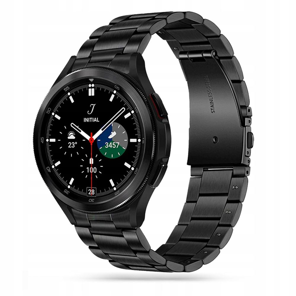 Samsung Galaxy Watch7 okosóra fémszíj - fekete fémszíj
