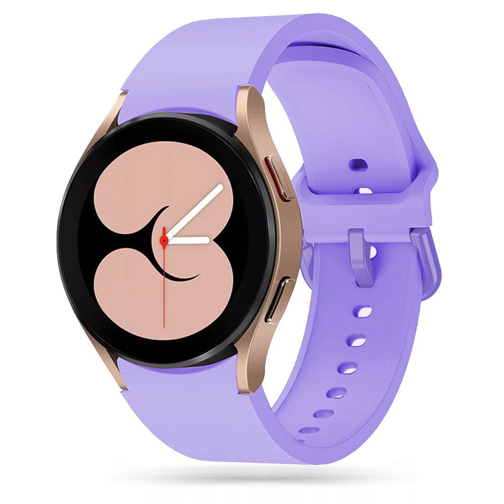 Samsung Galaxy Watch7 okosóra szíj - lila szilikon szíj