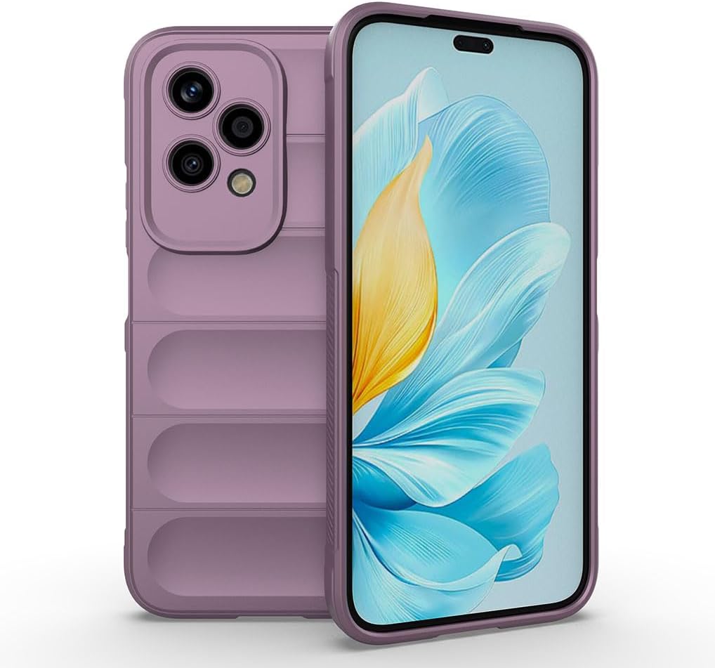 Honor 200 Lite 5G telefontok - Pastel Armor - lila szilikon hátlap tok