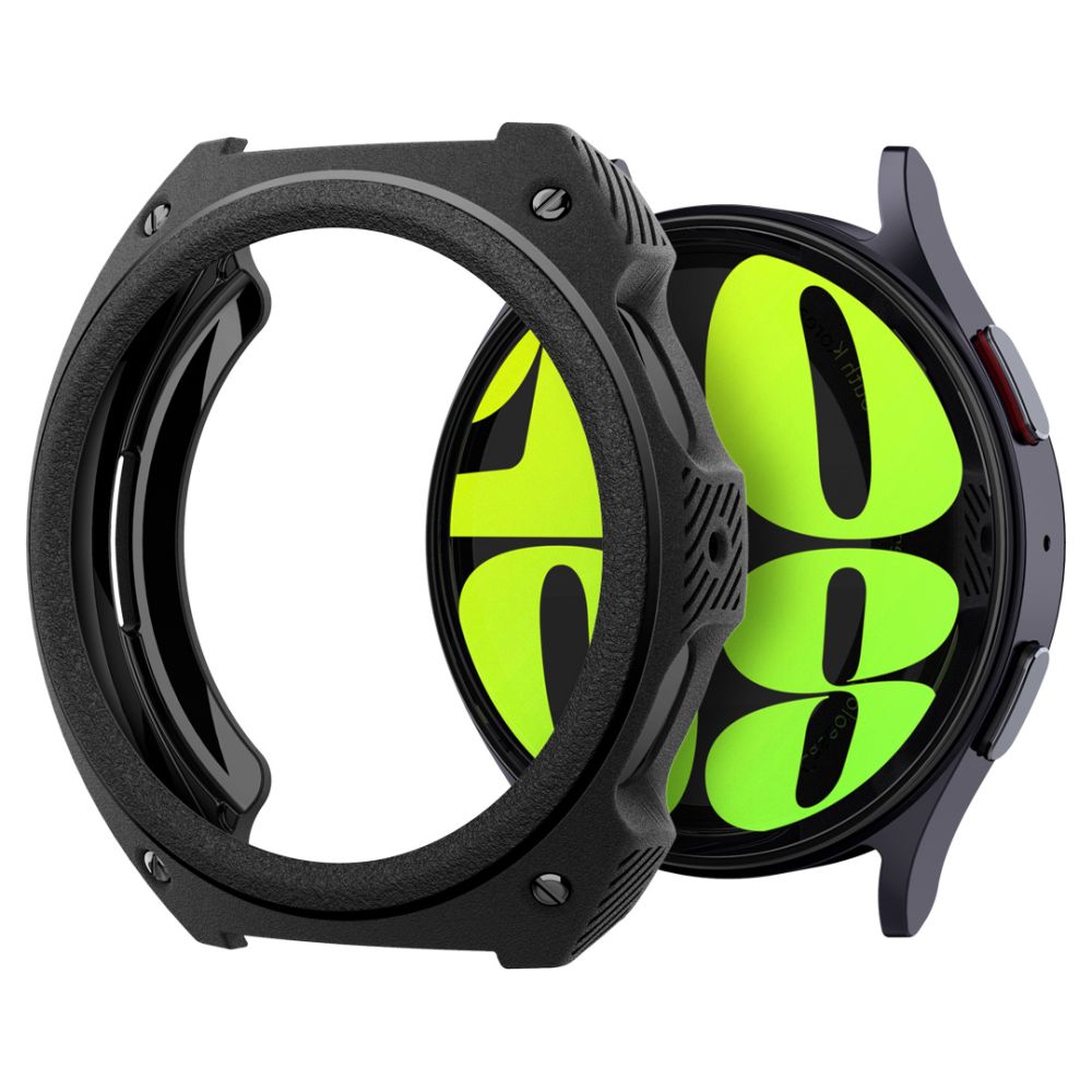Samsung Galaxy Watch 7 (44 mm) okosóra tok - CASEOLOGY VAULT matt fekete szilikon tok