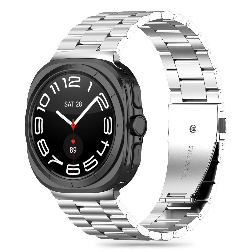 Samsung Galaxy Watch Ultra (47mm) okosóra fémszíj - ezüst fémszíj