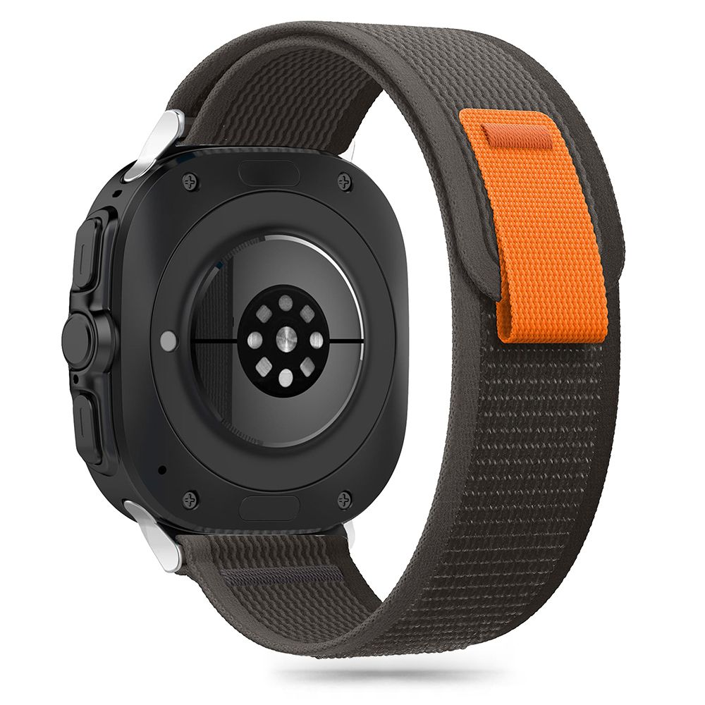 Samsung Galaxy Watch Ultra (47mm) okosóra szíj - TECH-PROTECT Nylon fekete szövet szíj