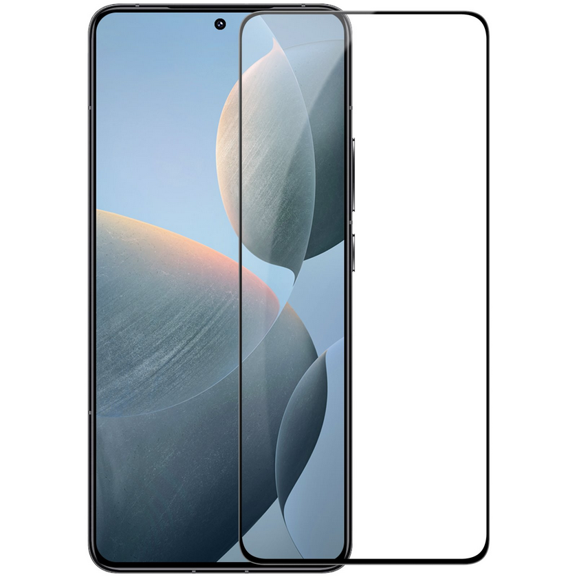 Üvegfólia Xiaomi POCO F6 5G - NILLKIN tokbarát Slim 3D üvegfólia fekete kerettel