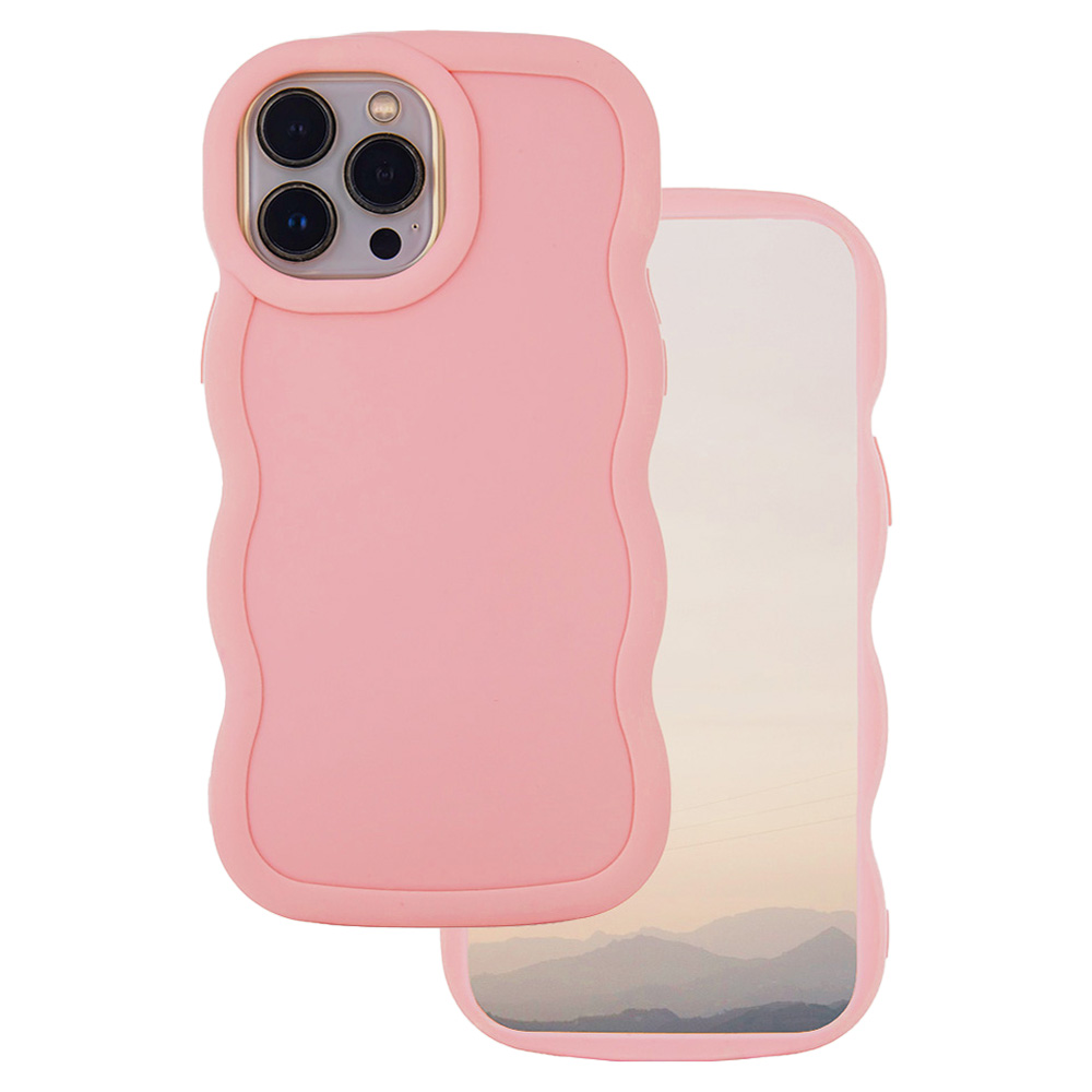 iPhone 16 Pro telefontok - Candy - pink szilikon hátlap tok