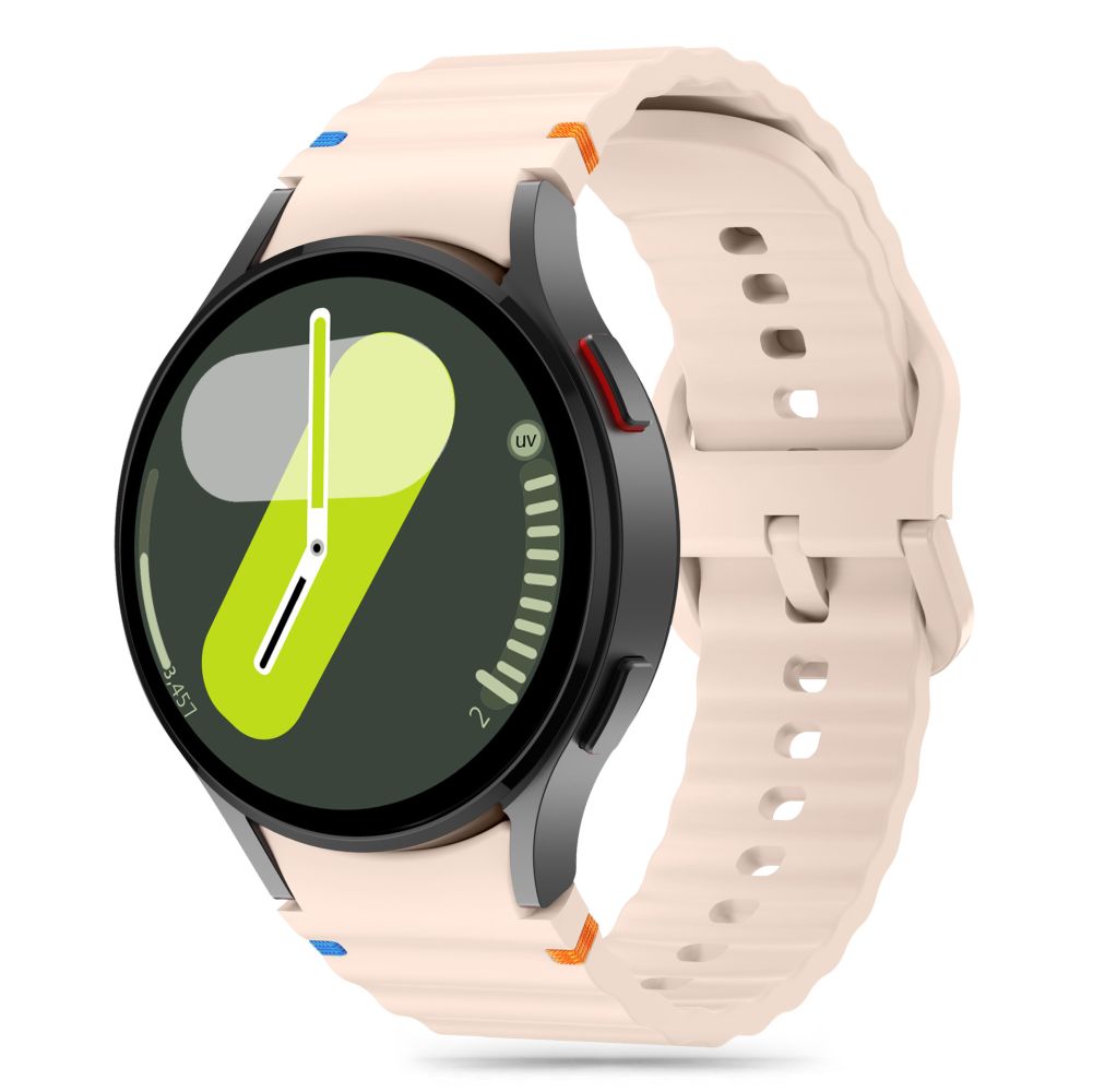 Samsung Galaxy Watch7 - TECH-PROTECT Sport - pink szilikon szíj (20 mm szíj szélesség)