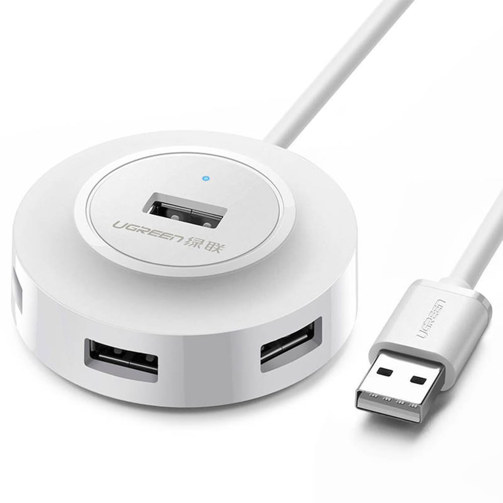 UGREEN CR106 HUB adapter - 4xUSB porttal, fehér adapter ﻿