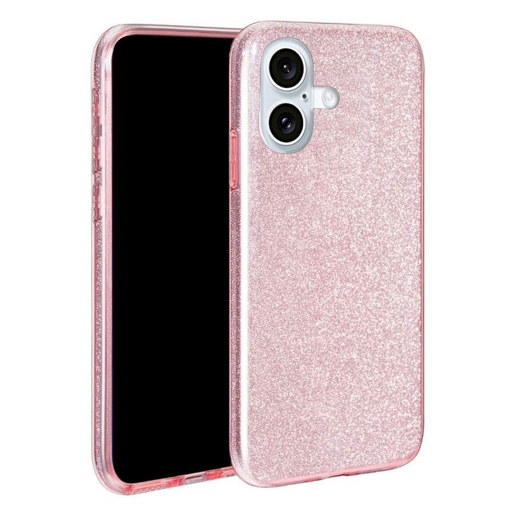 iPhone 16 Plus telefontok - Pink Shiny hátlap tok