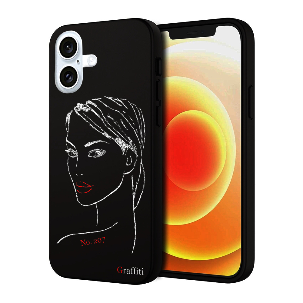 iPhone 16 - Graffiti No.207 mintás szilikon tok