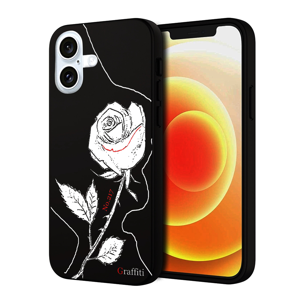 iPhone 16 telefontok - Graffiti No.217 mintás szilikon tok
