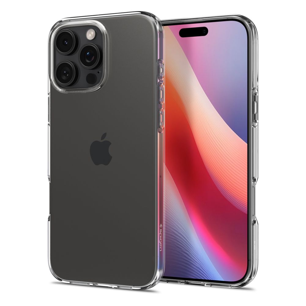 Telefontok iPhone 16 Pro - SPIGEN Liquid Crystal Clear - átlátszó hátlap tok
