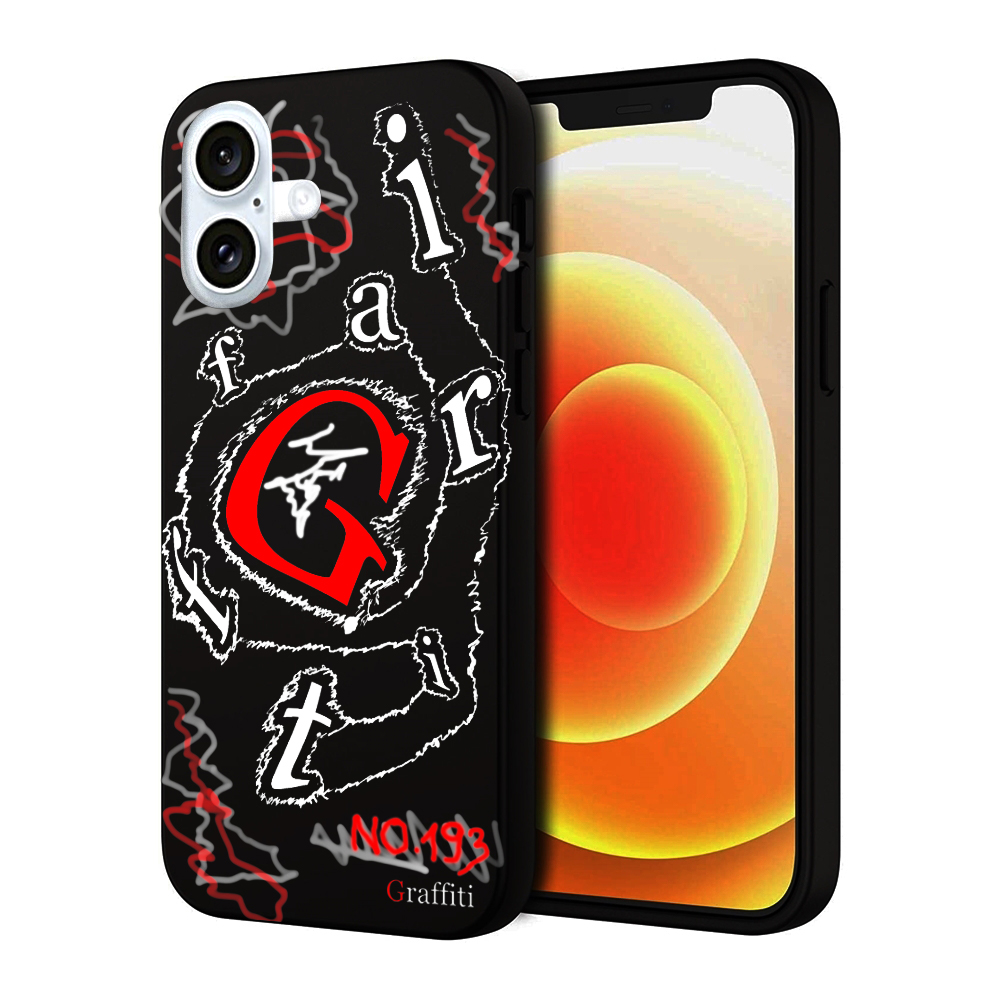 iPhone 16 Plus - Graffiti No.193 mintás szilikon tok