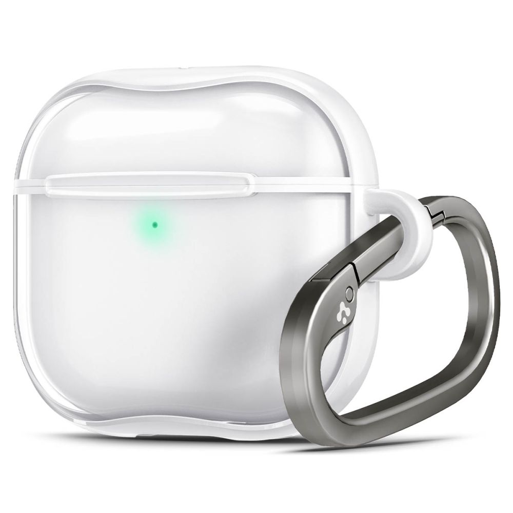 AirPods 4 tartó: AirPods 4 - Spigen Ultra Hybrid JET WHITE tok