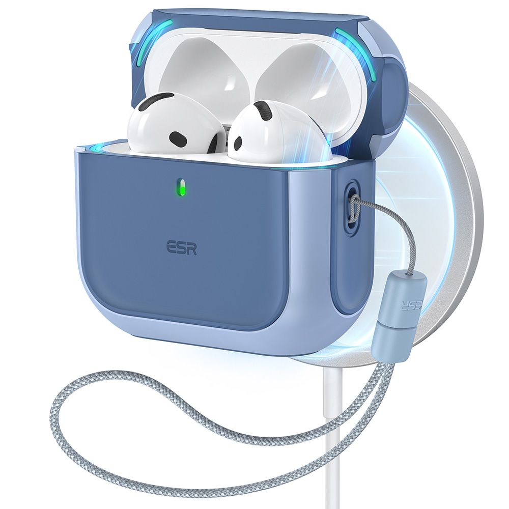 ESR ORBIT HALOLOCK MAGSAFE - AirPods 4 tartó - kék tok