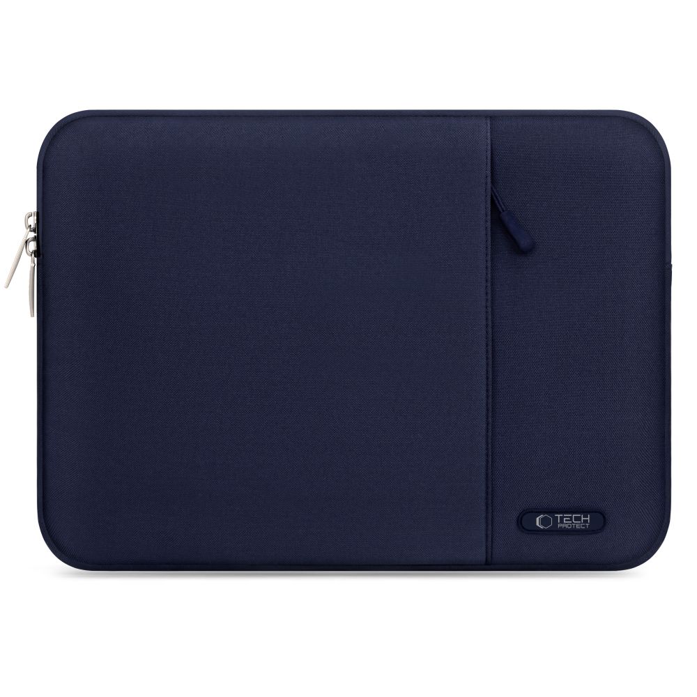 Laptop táska - Univerzális 14-os sötétkék zsebes laptop/tablet táska