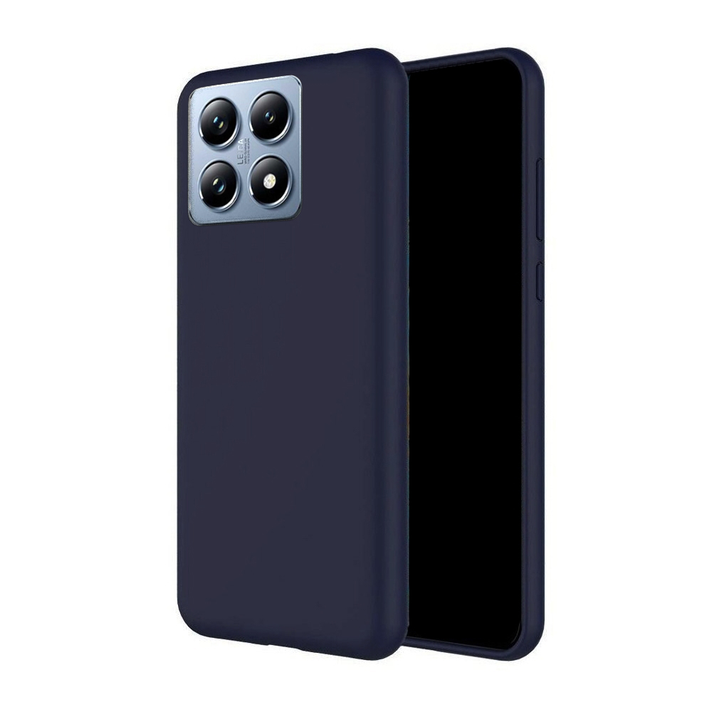 Xiaomi 14T 5G telefontok - kék szilikon hátlap tok ﻿