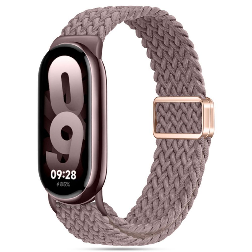 Xiaomi Smart Band 8 / 9 / NFC okosóra szíj - Tech- Protect Nylonmag - lila szövet szíj
