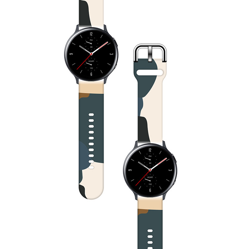 Huawei Watch GT 5 (46 mm) okosóra szíj - Strap Moro color 13 színes szilikon szíj (szíj szélesség: 22 mm)