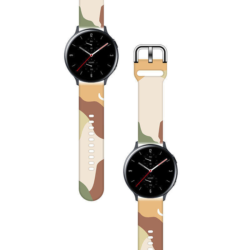 Huawei Watch GT 5 (46 mm) okosóra szíj - Strap Moro color 16 színes szilikon szíj (szíj szélesség: 22 mm)