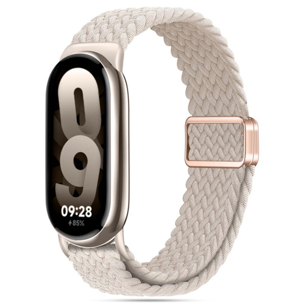 Xiaomi Smart Band 8 / 9 / NFC okosóra szíj - Tech- Protect Nylonmag - bézs szövet szíj