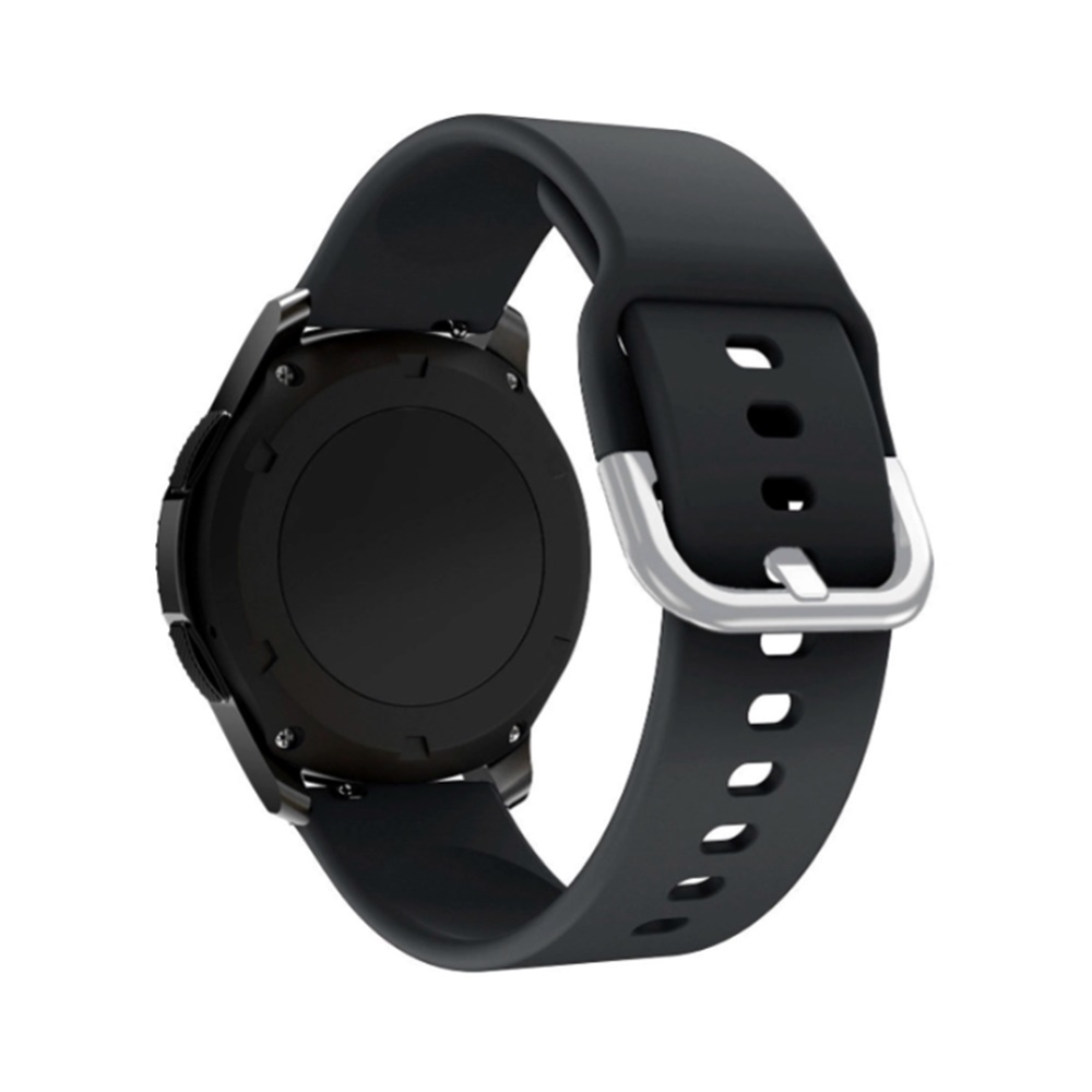 Huawei Watch GT 5 (46 mm) okosóra szíj - Strap - fekete szilikon szíj (szíj szélesség: 22 mm)