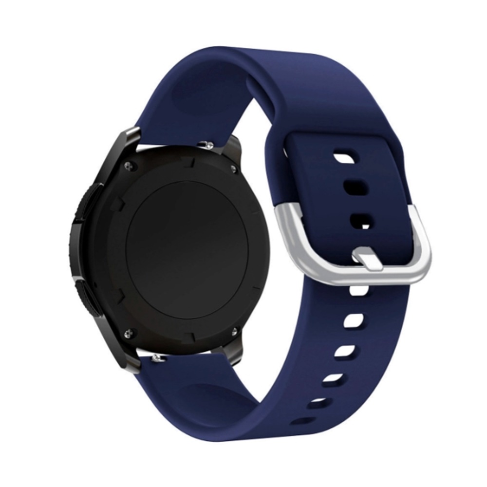 Huawei Watch GT 5 (46 mm) okosóra szíj - Strap - sötétkék szilikon szíj (szíj szélesség: 22 mm)