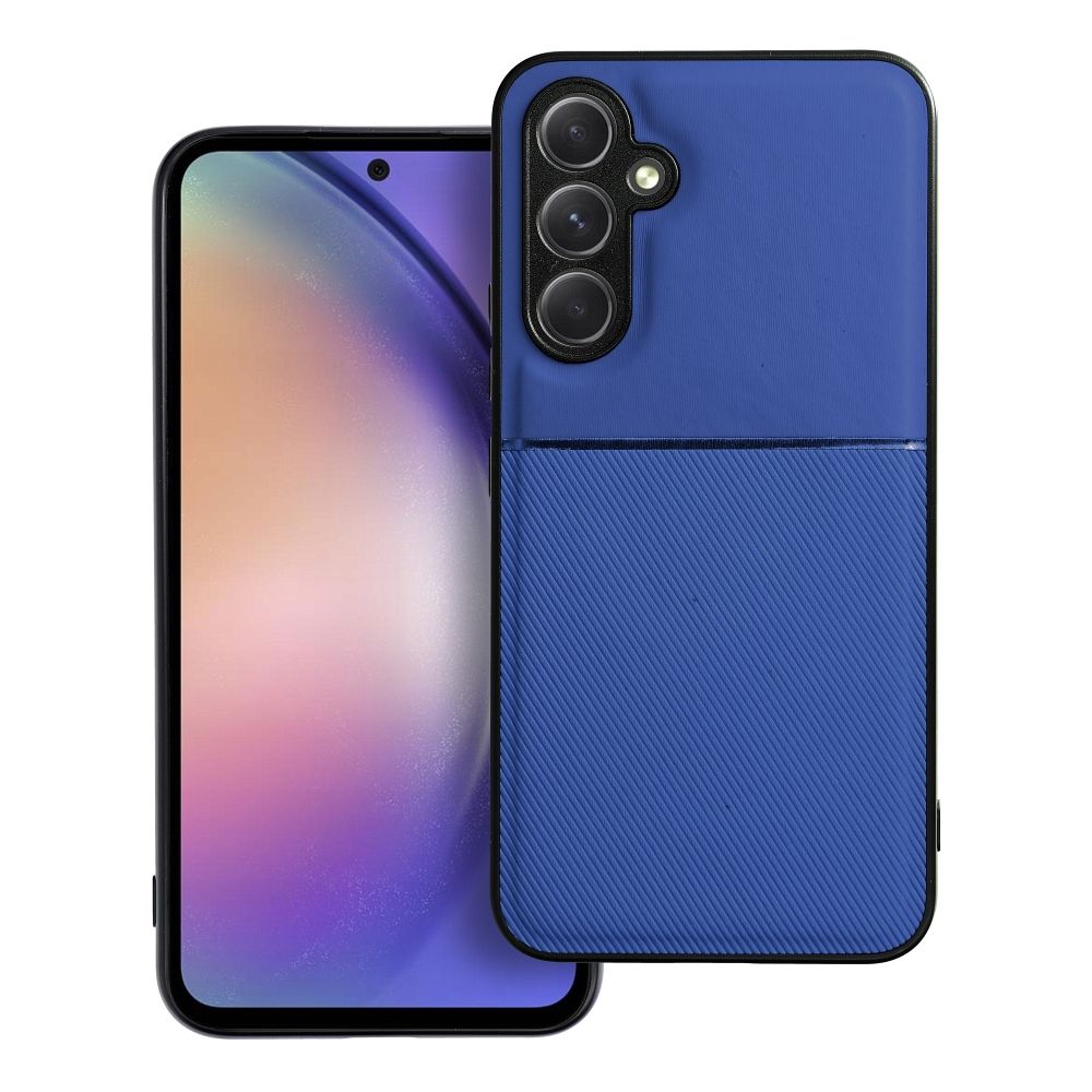 Samsung Galaxy A16 5G - Elegance kék műanyag hátlap tok szilikon kerettel