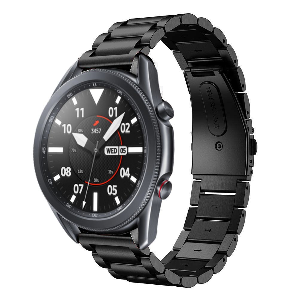 Huawei Watch GT 5 (46 mm) okosóra fémszíj - fekete fémszíj (22 mm)