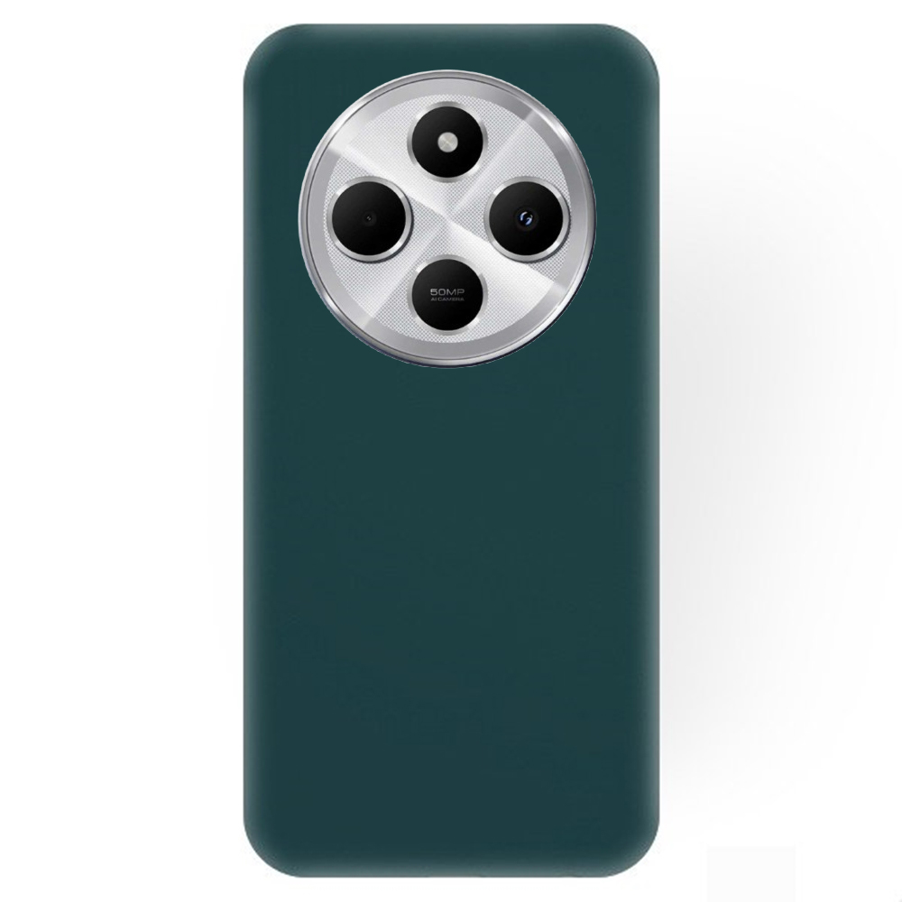Xiaomi Redmi 14C telefontok - zöld szilikon hátlap tok
