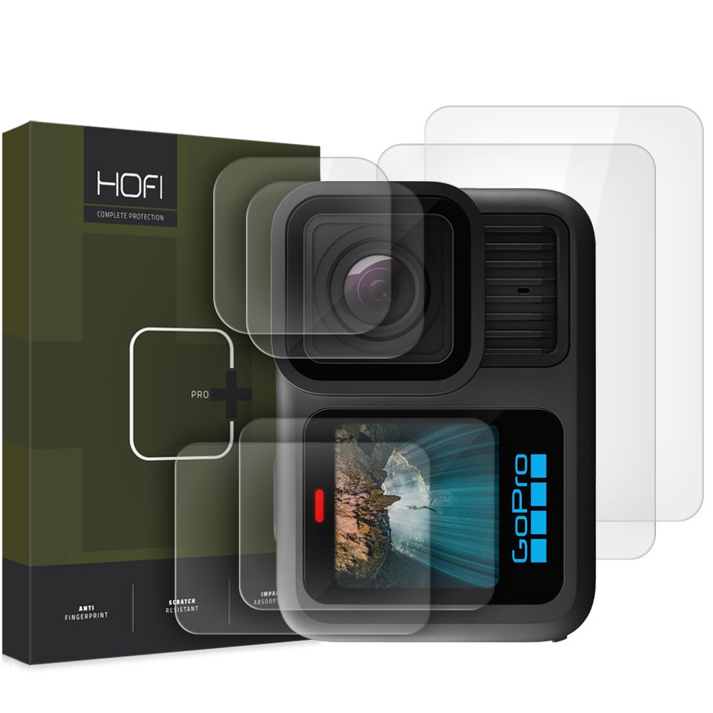GOPRO HERO 13 üvegfólia - HOFI Glass Pro+ üvegfólia (2 készlet, összesen 6 üvegfólia)