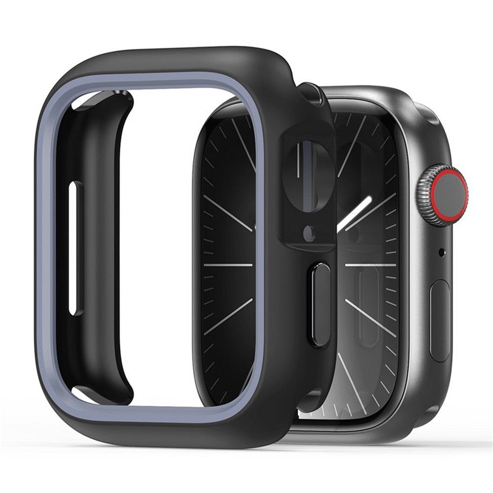 Dux Ducis Bamo - műanyag védő keret Apple Watch 7/8/9 (45 mm) okosórához fekete/szürke