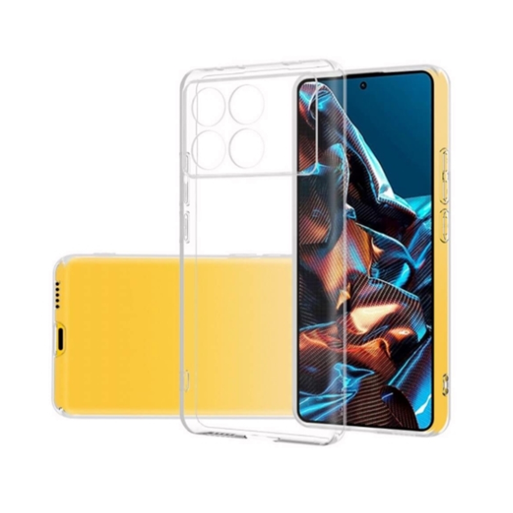 Xiaomi Poco F6 Pro 5G telefontok - átlátszó szilikon hátlap tok 