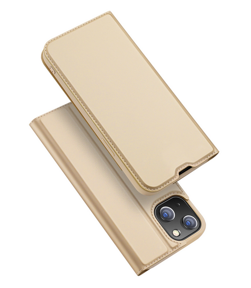 Telefontok iPhone 13 - Dux Ducis arany könyvtok