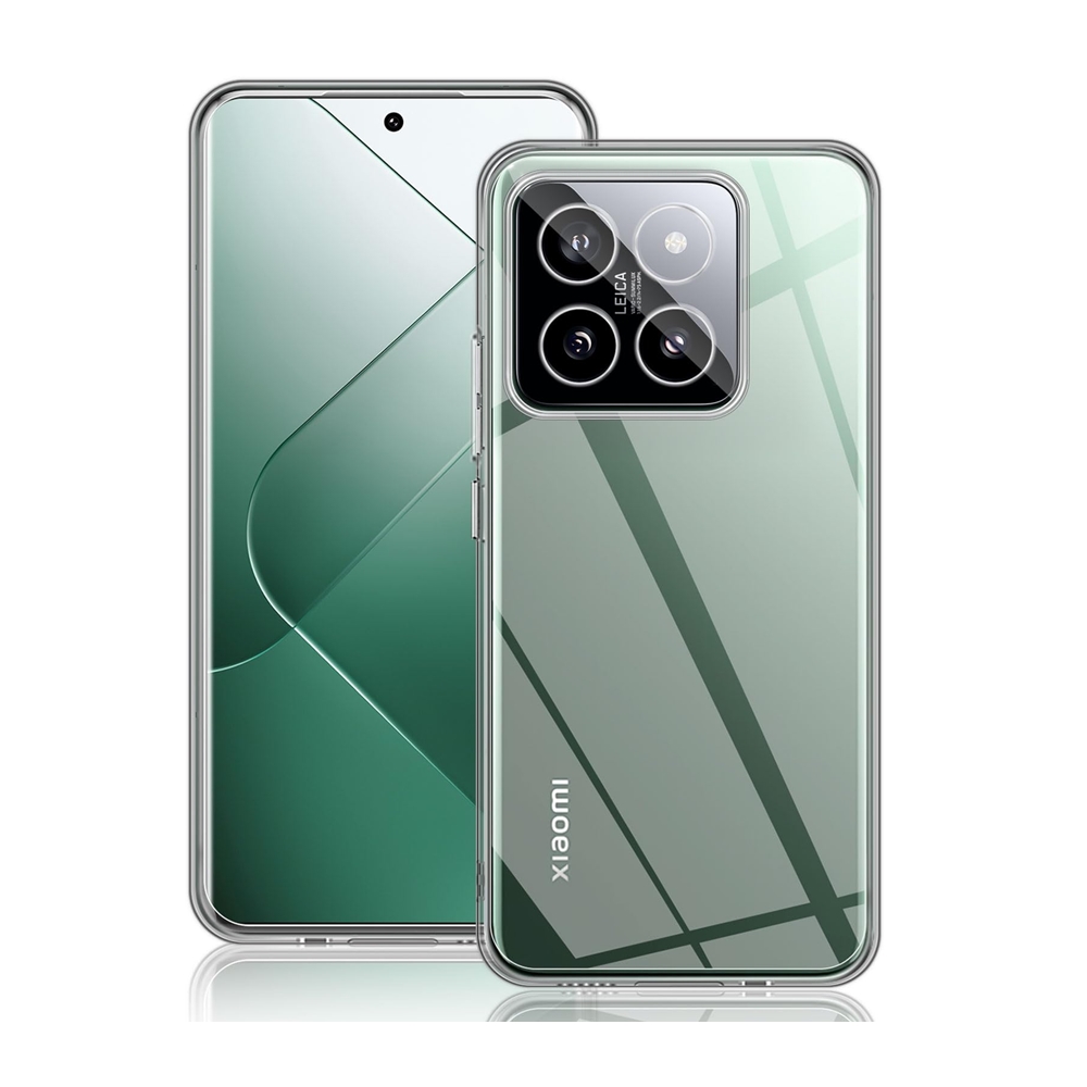 Xiaomi 14T 5G telefontok - átlátszó szilikon hátlap tok