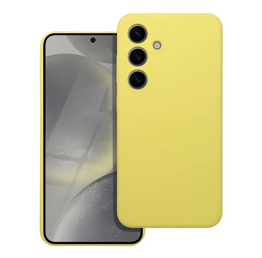 Samsung Galaxy A16 5G Telefontok - 2mm-es citromsárga szilikon tok