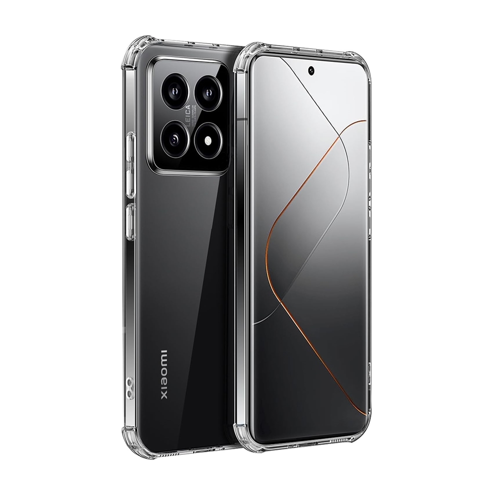 Xiaomi 14T Pro 5G telefontok - ütésálló átlátszó hátlap tok