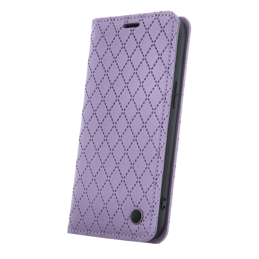 Motorola Moto G04 telefontok - Smart Caro - lila mágneses könyvtok