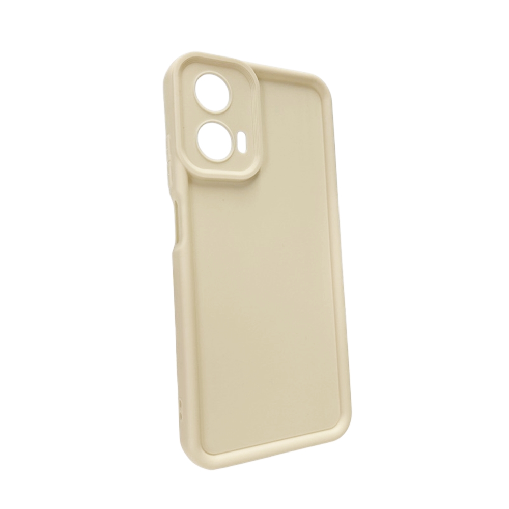 Motorola Moto G04 telefontok - Rim - csontfehér szilikon hátlap tok