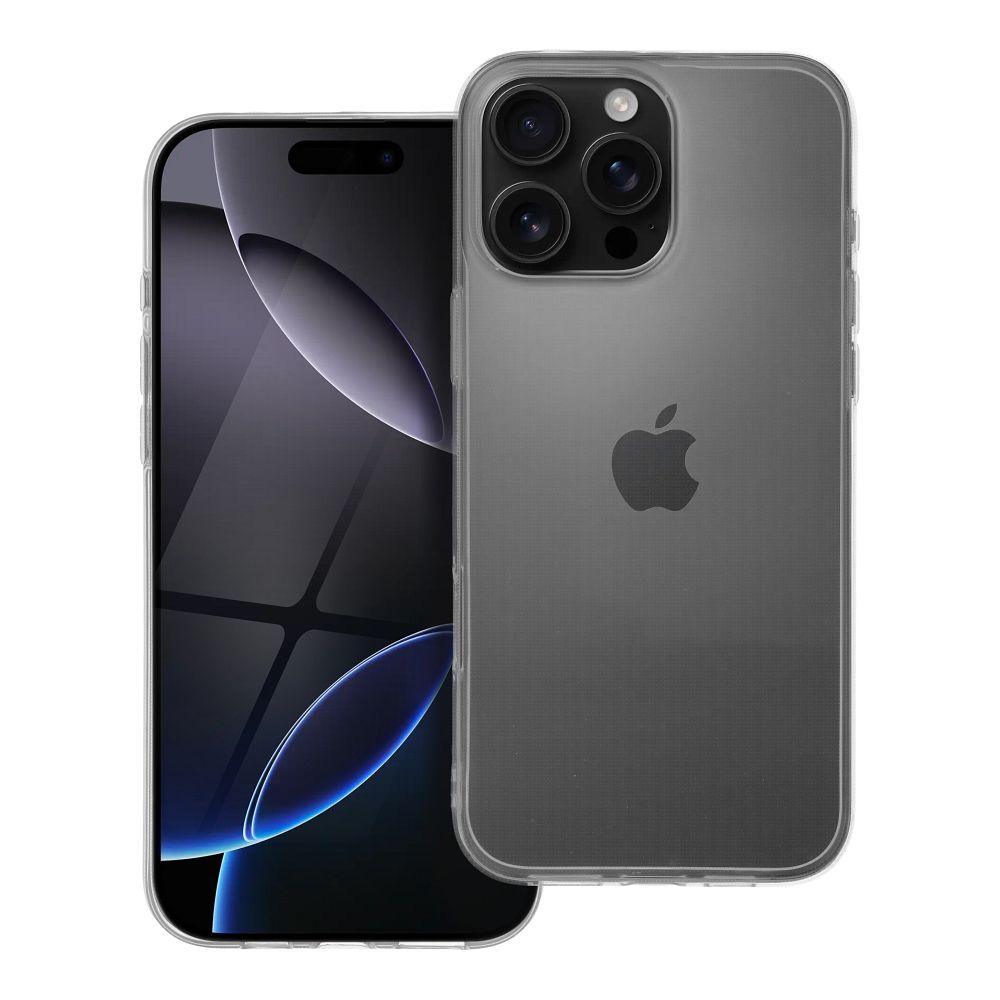 iPhone 16 Pro Max - 2 mm-es átlátszó szilikon hátlap tok ﻿