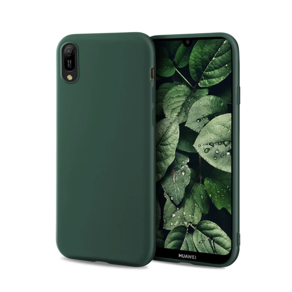 Telefontok Huawei Y6 2019- zöld szilikon hátlap tok