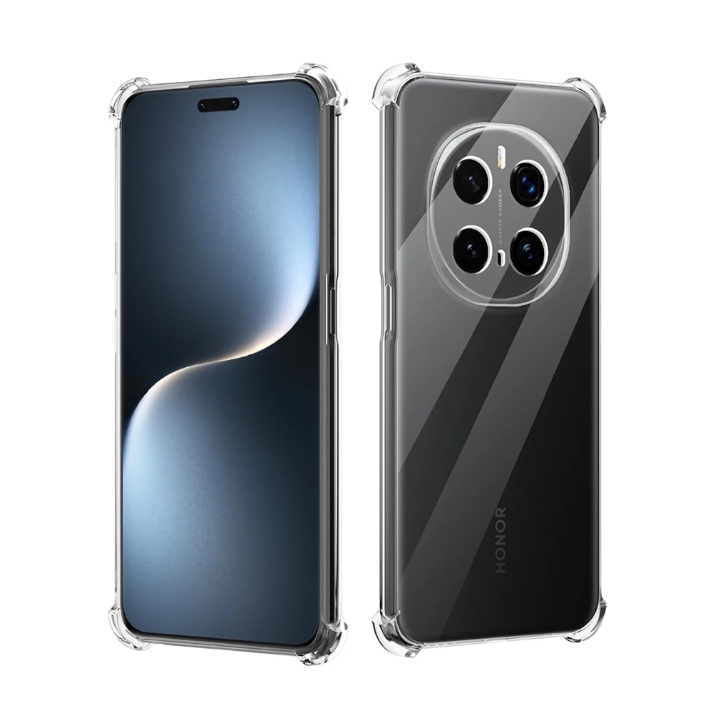 Honor Magic7 Pro telefontok - Ütésálló átlátszó hátlap tok