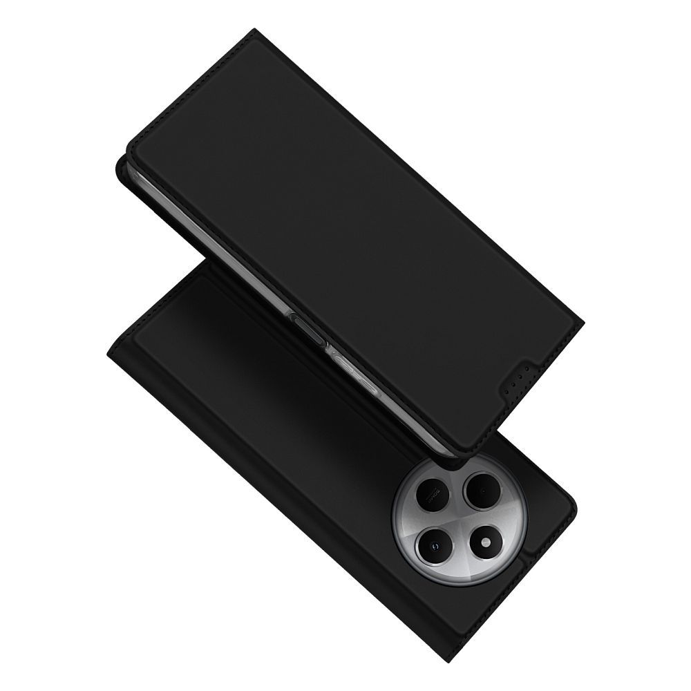 Xiaomi Redmi 14C telefontok - Dux Ducis fekete flipcover tok