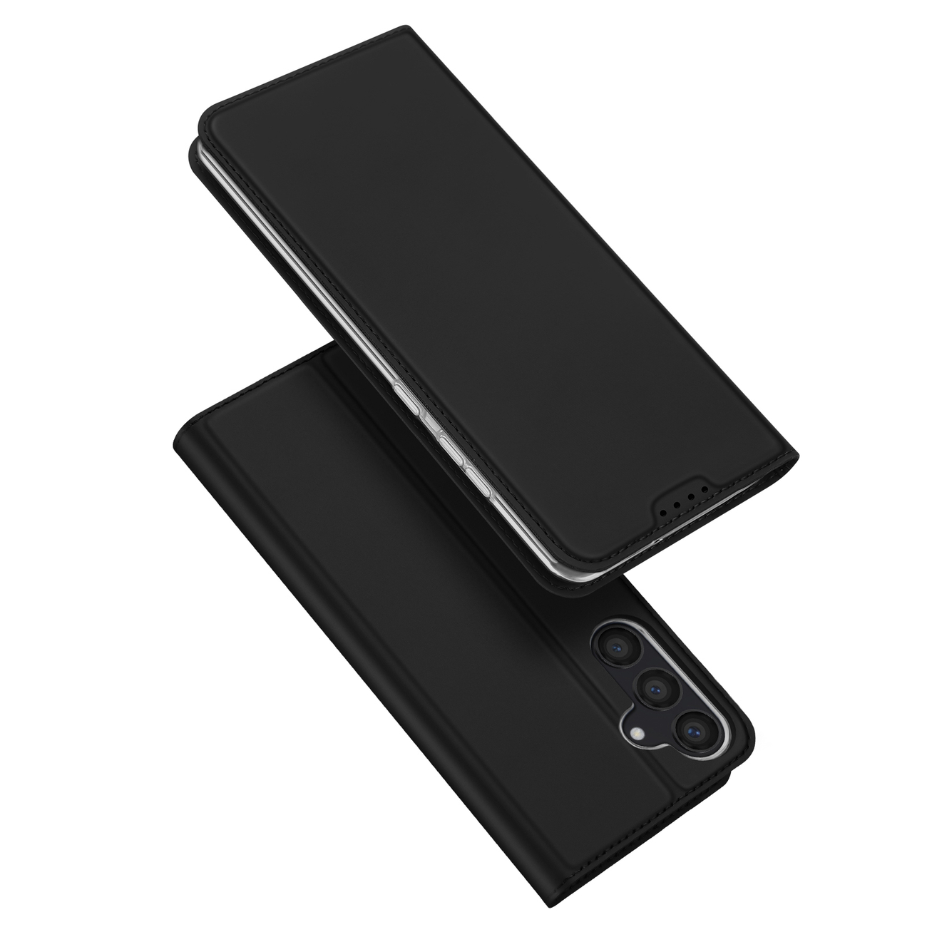 Telefontok Samsung Galaxy S25 - Dux Ducis fekete könyvtok
