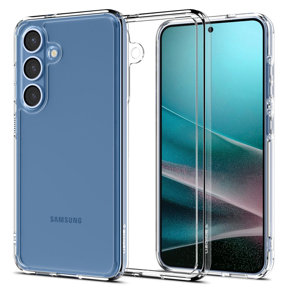 Telefontok Samsung Galaxy S25 - SPIGEN Crystal Clear - átlátszó hátlap tok