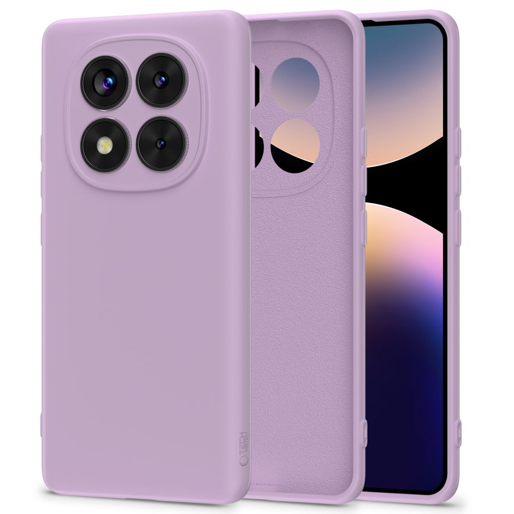 Xiaomi Poco X7 5G telefontok - Tech-Protect Icon lila szilikon hátlap tok