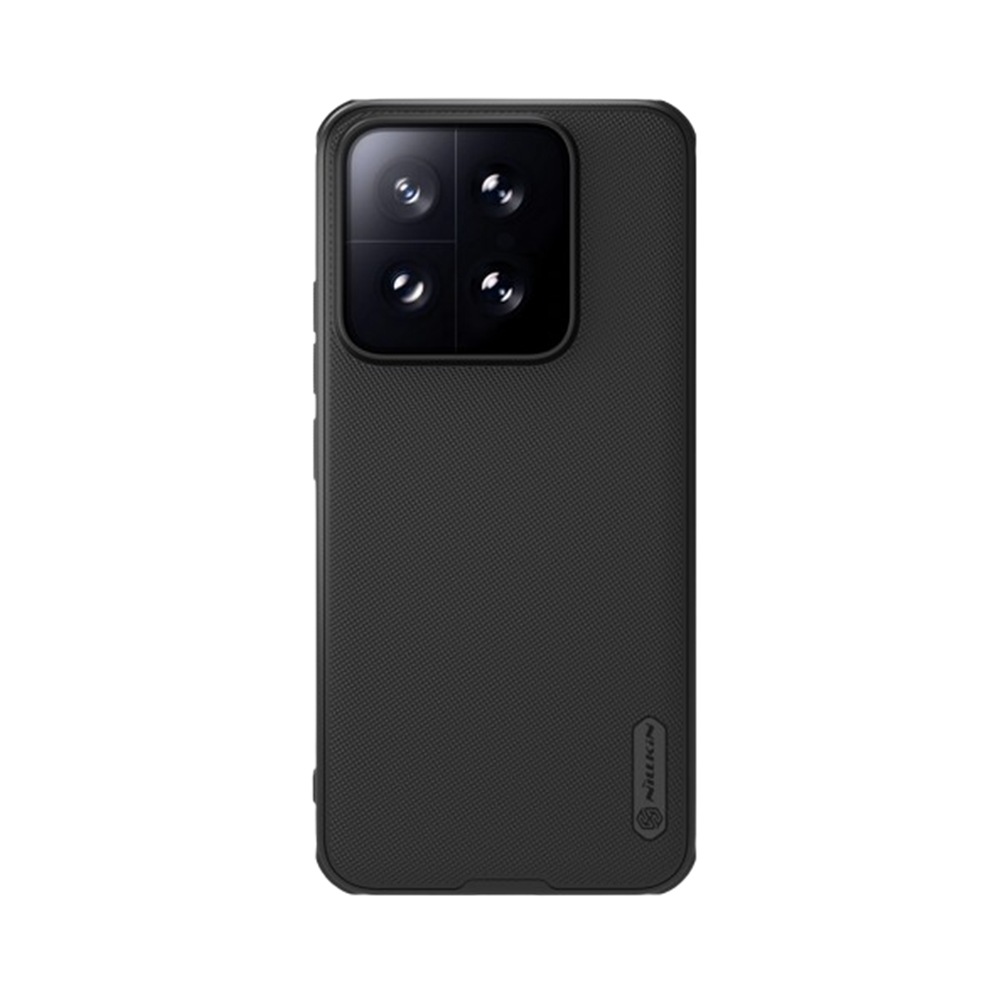 Telefontok Xiaomi 14 5G - Nillkin Super Frosted - fekete hátlap tok beépített mágnessel (MagSafe tartóval kompatibilis)