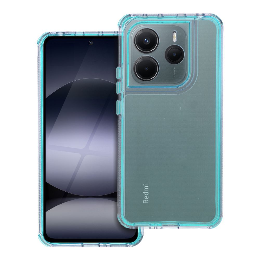 Xiaomi Redmi Note 14 5G telefontok - Matrix Clear - kék / átlátszó hátlap tok